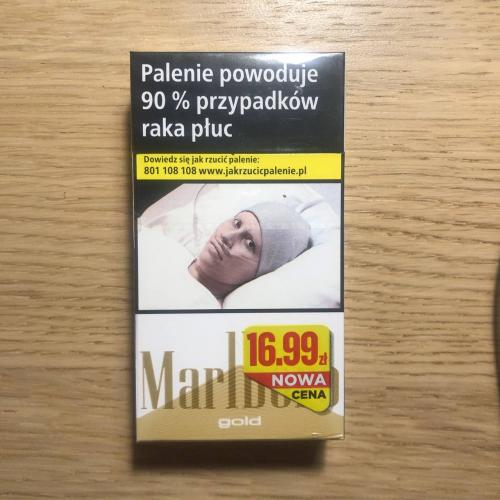 Сигареты Marlboro Gold 100s, Польша, 2024