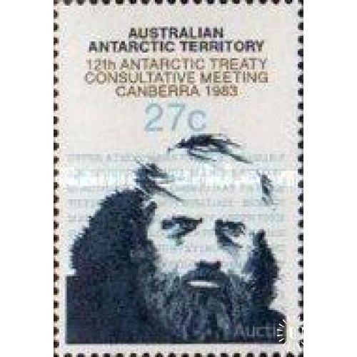 ААТ Австралийские антарктические Территории 1982  Договор об Антарктике люди ** о