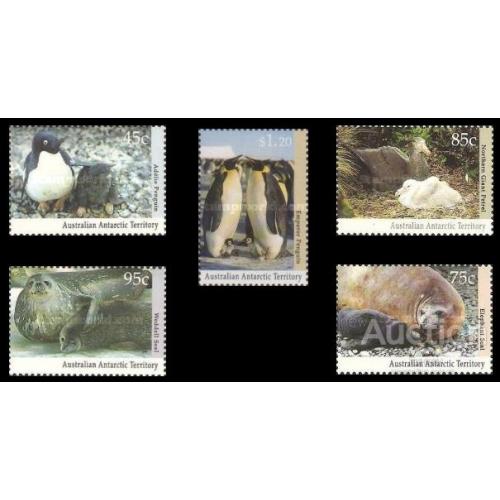 ААТ Австралийские антарктические Территории 1992 морская фауна птицы ** о