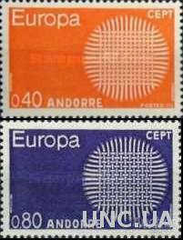 Андорра Франц. 1970 Европа Септ ** о