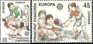 Андорра Исп. 1989 Европа Септ дети игры ** о
