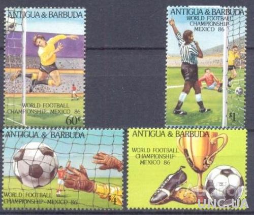 Антигуа и Барбуда 1986 спорт футбол ЧМ ** о