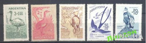 Аргентина 1960 птицы фауна ** о