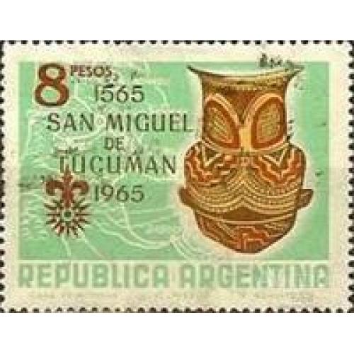 Аргентина 1965 археология посуда керамика майя ** о