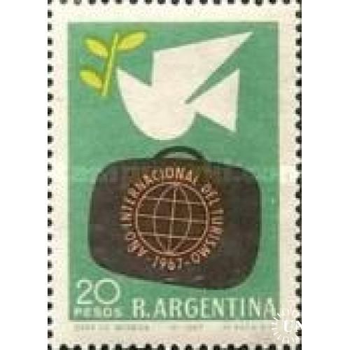 Аргентина 1967 ООН Год туризма птицы ** о