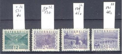 Австрия 1932 стандарт архитектура 12gr * 24-40-50gr ** о
