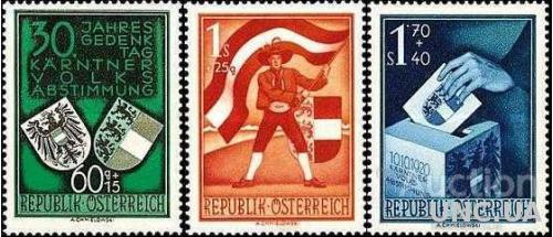 Австрия 1950 плебесцид в Каринтии флаг герб закон ** о