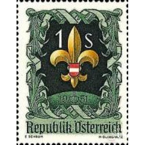 Австрия 1951 скауты герб ** о