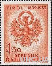 Австрия 1959 Тироль герб орел ** о