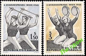 Австрия 1965 спорт гимнастика * м