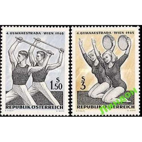 Австрия 1965 спорт гимнастика ** ом