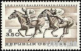 Австрия 1968 скачки спорт кони фауна азарт ** о