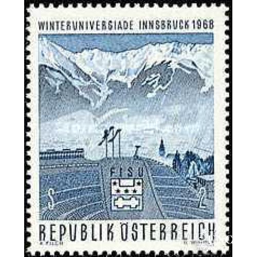 Австрия 1968 универсиада спорт стадион горы ** ом