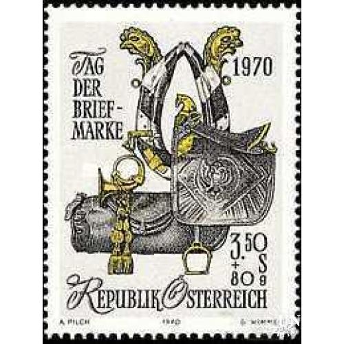 Австрия 1970 Неделя письма почта униформа ** м