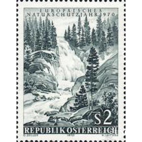 Австрия 1970 Сохранение природы лес водопад флора ** м