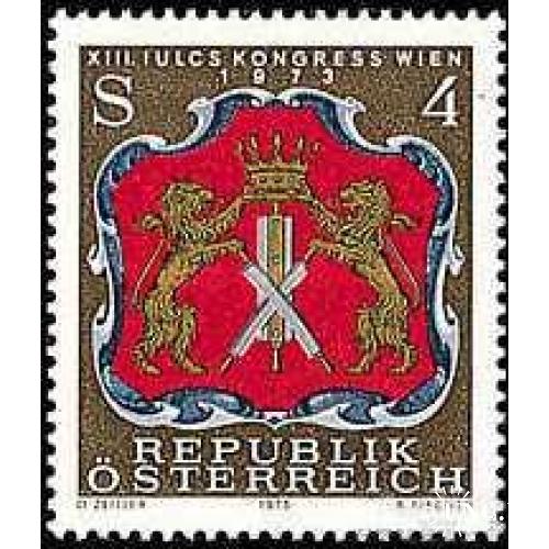 Австрия 1973 герб геральдика ** ом