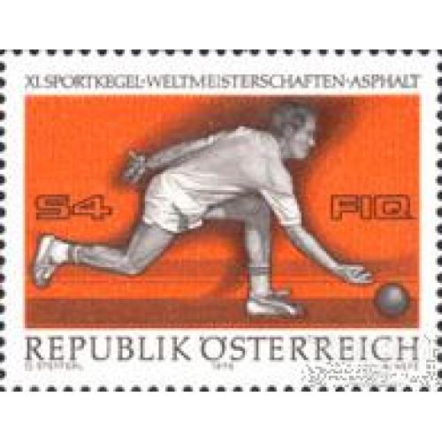 Австрия 1976 спорт боулинг ** ом