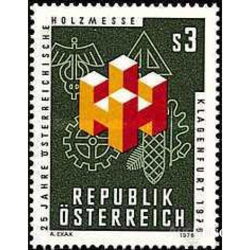 Австрия 1976 ярмарка деревянных изделий ремесло хэндмэй флора дерево лес ** ом