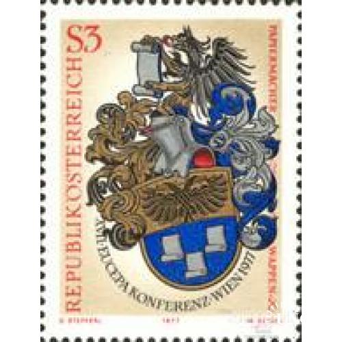 Австрия 1977 герб геральдика рыцари ** о