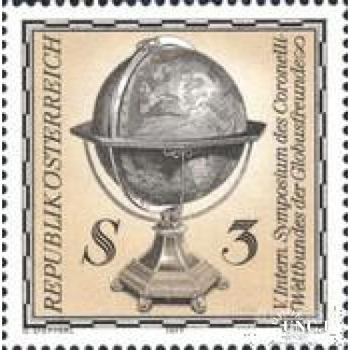 Австрия 1977 Международное общество Коронелли по изучению земного шара ретро глобус география ** м