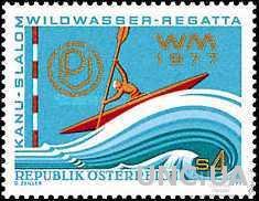 Австрия 1977 спорт слалом каноэ гребля ** о