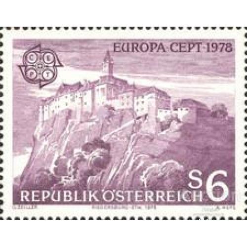 Австрия 1978 Европа Септ архитектура замок горы ** м