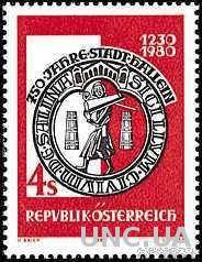 Австрия 1980 город Хален герб геральдика ** о