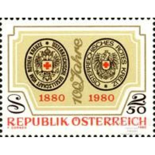 Австрия 1980 Красный Крест медицина ** ом