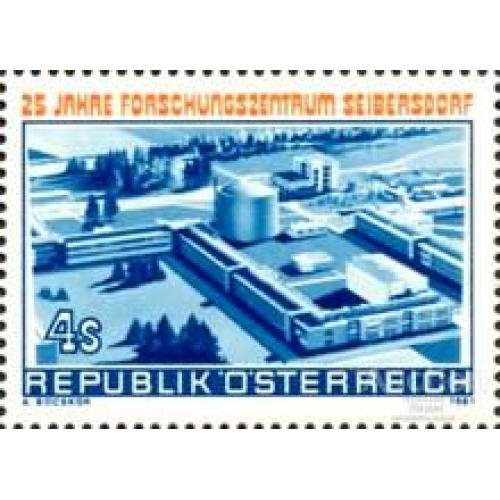 Австрия 1981 Австрийский исследовательский центр Зайберсдорф физика атом радиация ** ом