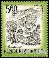 Австрия 1982 стандарт пейзаж природа флора деревья архитектура горы ** о