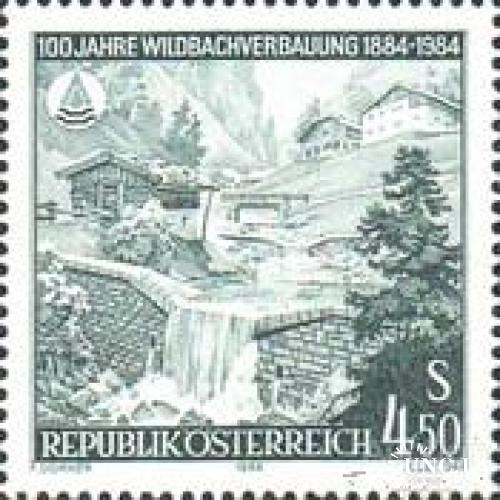 Австрия 1984 природа водопад архитектура герб ** ом