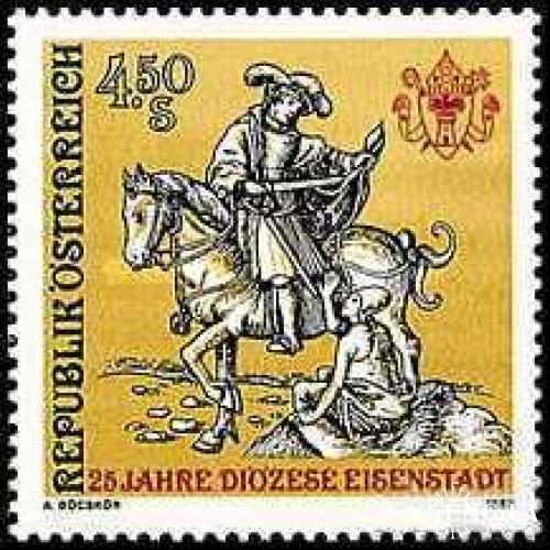 Австрия 1985 епархия религия Св. Томас кони фауна люди герб ** ом