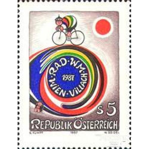 Австрия 1987 спорт велосипед ЧМ ** ом