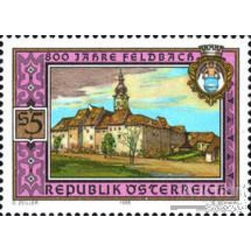Австрия 1988 Фельдбах Замок архитектура герб горы ** о