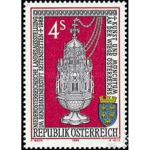Австрия 1988 религия ювелирное искусство герб **