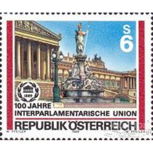 Австрия 1989 Межпарламентский союз Закон архитектура скульптура ** о