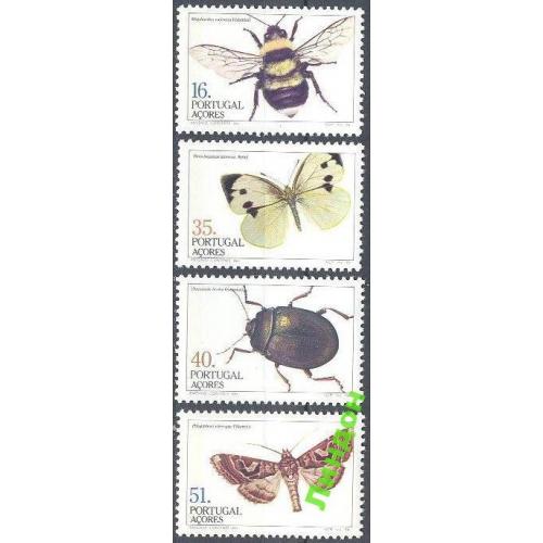 Азоры 1985 фауна насекомые бабочки жуки ** о