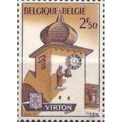Бельгия 1970 архитектура часы герб ** о