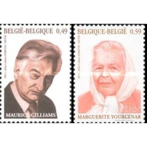 Бельгия 2003 писатели поэты известные люди ** м