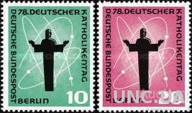 Берлин Германия 1958 католицизм религия ** о