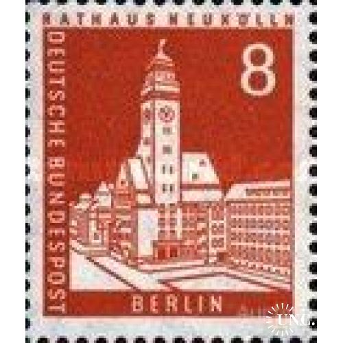 Берлин Германия 1959 стандарт архитектура ратуша часы ** есть кварт о