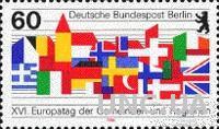Берлин Германия 1986 Европейский Совет флаги медведь фауна ** о