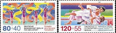 Берлин Германия 1987 спорт гимнастика борьба дзю-до ** о
