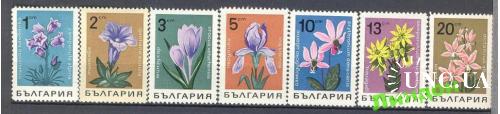 Болгария 1968 цветы флора ** о
