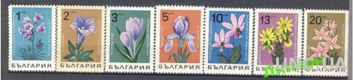 Болгария 1968 цветы флора ** о