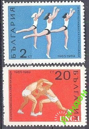 Болгария 1969 спорт гимнастика борьба ** о