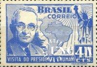 Бразилия 1947 визит президент США Труман люди карта ** о