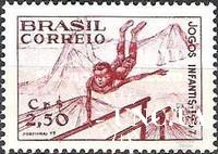 Бразилия 1957 дети спорт игры гимнастика ** о
