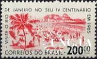 Бразилия 1964 Рио де Жанейро пляж природа деревья море ** о