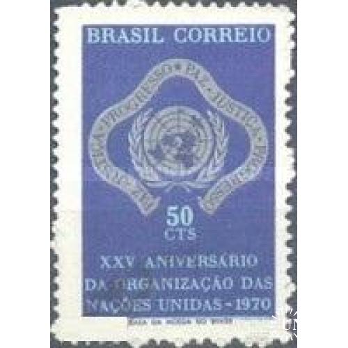 Бразилия 1970 50 лет ООН герб ** м